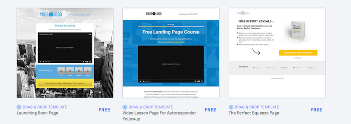 Leadpages - Drag and drop builder